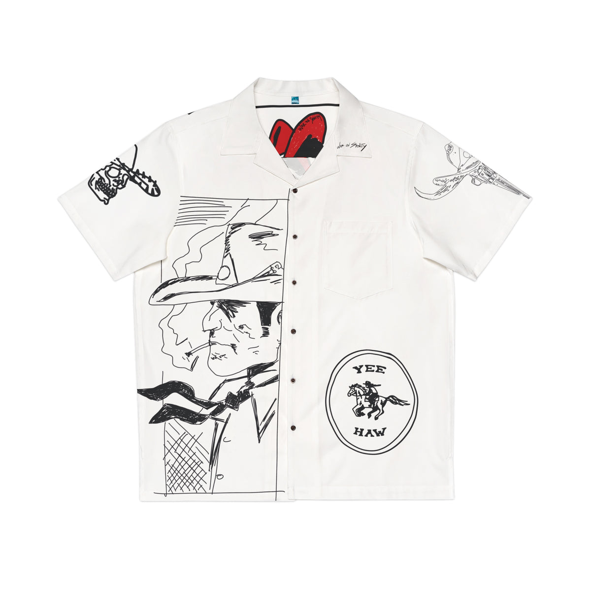 Marlboro Smoking Shirt (White)